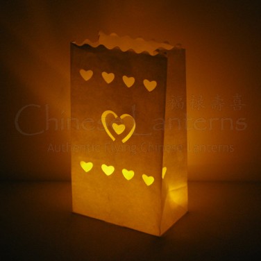 Candle Bags - Heart (3 Pack)